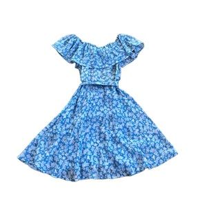 70s vintage prairie dress